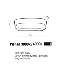 Потолочный светильник Azzardo PIENZA AZ2718