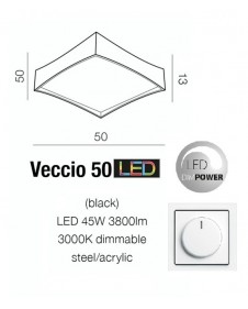 Потолочный светильник Azzardo VECCIO 50 AZ2625